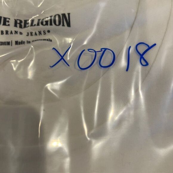 NWOT True Religion Brand Jeans Men's Graphic T-Shirt Tee White Size Medium - Picture 7 of 7